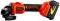 Миниатюра GTM AGC18/125BL, 125мм, 18В, 3000-8500об/хв, 2x4Ah, фото 3