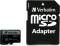 Миниатюра Verbatim 128GB microSDXC class 10 UHS-I PRO 47044, фото 1