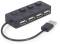 Миниатюра Gembird USB 2.0 4 ports switch black UHB-U2P4-05, фото 1