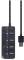 Миниатюра Gembird 4 ports (1xUSB3.1+3xUSB2.0) switch black UHB-U3P1U2P3P-01, фото 5