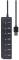 Миниатюра Gembird 7 ports (1xUSB3.1+6xUSB2.0) switch black UHB-U3P1U2P6P-01, фото 5