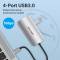Миниатюра Vention USB3.1 Type-C --> USB 3.0x4/PD 100W Hub 5-in-1 TNBHB, фото 4