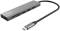 Миниатюра Trust HALYX FAST 3USB+CARD READER USB-C ALUMINIUM 24191_TRUST, фото 1