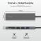 Миниатюра Trust HALYX FAST 3USB+CARD READER USB-C ALUMINIUM 24191_TRUST, фото 9