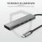 Миниатюра Trust HALYX FAST 3USB+CARD READER USB-C ALUMINIUM 24191_TRUST, фото 10