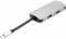 Миниатюра PowerPlant Type-C - HDMI 4K, USB 3.0, USB Type-C, RJ45 CA911691, фото 1