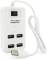 Миниатюра VOLTRONIC USB 2.0 to 4xUSB with power switch white YT-HWS4-W, фото 1