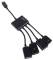Миниатюра Lapara LA-MicroUSB-OTG-HUB black, фото 1