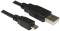 Миниатюра Extradigital USB 2.0 AM to Micro 5P 1.5m KBU1630, фото 1