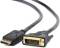 Миниатюра CABLEXPERT DisplayPort M to DVI M 1.0m 24+1pin CC-DPM-DVIM-1M, фото 1