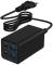 Миниатюра Gembird 2xUSB-C PD65W + 2xUSB QC3.0 30W black TA-UC-2A2C-PD65-01-BK, фото 1