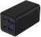 Миниатюра Gembird 2xUSB-C PD65W + 2xUSB QC3.0 30W black TA-UC-2A2C-PD65-01-BK, фото 2