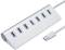 Миниатюра VOLTRONIC USB 3.0 to 7xUSB 0.2m aluminum YT-3HA7/2TB, фото 1