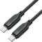 Миниатюра ACEFAST USB-C to USB-C 1.2m 60W TPU black 6974316283805, фото 1