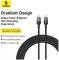 Миниатюра Baseus USB-C to USB-C 1.0m 100W black P10374902111-00, фото 4