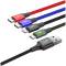 Миниатюра Baseus USB 2.0 AM to Lightning + Micro 5P + USB-C 1.2m 3. CA1T4-B01, фото 4