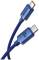 Миниатюра Baseus USB-C to USB-C 1.2m 100W blue CAJY000603, фото 3