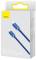 Миниатюра Baseus USB-C to USB-C 1.2m 100W blue CAJY000603, фото 9