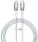 Миниатюра Baseus USB-C to USB-C 1.0m 100W white CADH000702, фото 1
