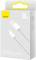 Миниатюра Baseus USB 2.0 AM to USB-C 2.0m 100W white CALD000702, фото 7