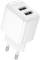 Миниатюра BOROFONE BAS41A 2xUSB white 6941991113741, фото 1
