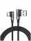 Миниатюра Ugreen USB 2.0 AM to USB-C 1.0m 3A 90° corner US176 black 20856, фото 1