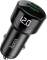 Миниатюра HOCO 1xUSB-C PD20W + 1xUSB QC3.0 car adapter Z42 black 6931474742544, фото 2