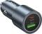 Миниатюра HOCO 1xUSB-C PD30W + 1xUSB QC3.0 48W car adapter Z60 gr 6942007642095, фото 5