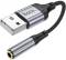 Миниатюра HOCO USB AM to 3.5mm F LS36 black 6942007608879, фото 1