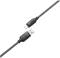 Миниатюра ACEFAST USB 2.0 AM to USB-C 1.2m 3A TPE black 6974316283812, фото 3