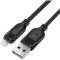 Миниатюра ACEFAST USB 2.0 AM to Lightning 1.2m 2.4A TPE black 6974316286202, фото 2