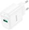 Миниатюра HOCO C140A USB 18W QC3.0 white 6942007627795, фото 1