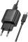 Миниатюра HOCO C141A 2xUSB + cable USB to USB-C black 6942007627900, фото 3