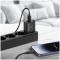 Миниатюра HOCO C141A 2xUSB + cable USB to Lightning black 6942007627863, фото 4