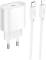 Миниатюра HOCO C109A USB-C PD20W + cable USB-C to Lightning white 6942007656665, фото 1
