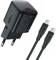 Миниатюра ACEFAST USB-C PD20W GaN + cable USB-C to USB-C black 6974316286509, фото 1