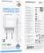 Миниатюра BOROFONE USB-C PD20W + cable USB-C to USB-C white 6941991121371, фото 2