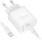 Миниатюра BOROFONE USB-C PD20W + cable USB-C to USB-C white 6941991121371, фото 5