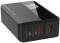 Миниатюра ColorWay Power Delivery GaN (2USB-A + 2USB TYPE-C) (100W) b CW-CHS041PD-BK, фото 1