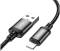 Миниатюра HOCO USB 2.0 AM to Lightning 3.0m X91 Radiance black 6931474788702, фото 3