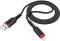 Миниатюра HOCO USB 2.0 AM to Lightning 1.0m 2.4A nylon X59 black 6931474744869, фото 2