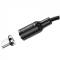 Миниатюра BOROFONE USB 2.0 AM to USB-C 1.0m 2.4A magnetic BX41 black 6931474738462, фото 2