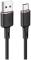 Миниатюра ACEFAST USB 2.0 AM to USB-C 1.2m 3A silicon black 6974316280767, фото 1