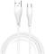 Миниатюра Wuw USB 2.0 AM to USB-C 1.0m 2.4A X196 white 6972573335589, фото 1