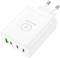Миниатюра Wuw WUW-C158 1USB 3Type-C + USB A PD100W white, фото 3