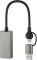 Миниатюра XO USB-C + USB A to RJ45 Ethernet 100Mbps HUB018.black, фото 2