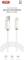 Миниатюра XO USB 2.0 AM to Lightning 1.0m 3A white XO-CB-300UL-WH, фото 2