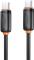 Миниатюра XO USB-C to USB-C 1.0m 27W black XO-CB-300CC-BK, фото 3