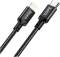 Миниатюра HOCO USB-C to Lightning 2.0m 3A 20W nylon X14 black 6931474752208, фото 2