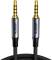 Миниатюра Ugreen 3.5mm M to 3.5mm M 1.0m (4pin) AV183 gray 10648, фото 1